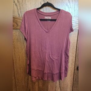 Latched Mama Wine Boyfriend NURSING Tee